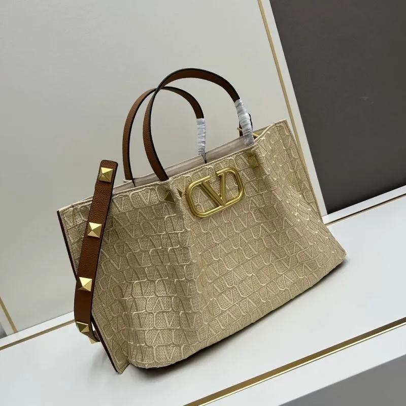 Alternative view of Valentino 20247 Beige Tote Bag with Small Pouch