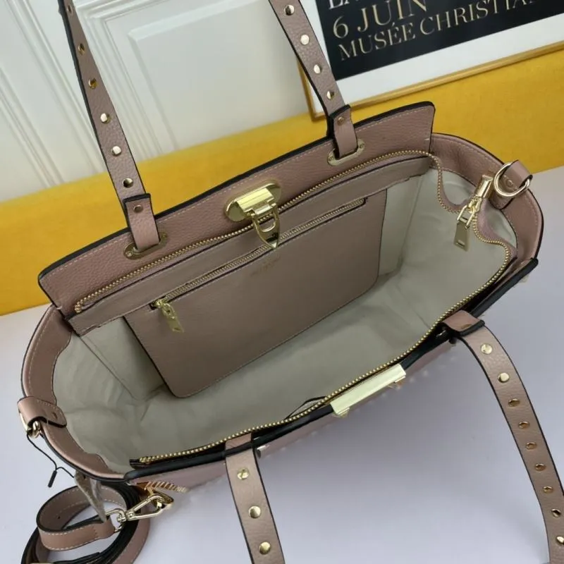 Valentino Nude Pink Rockstud Tote Bag 198 - Image 6