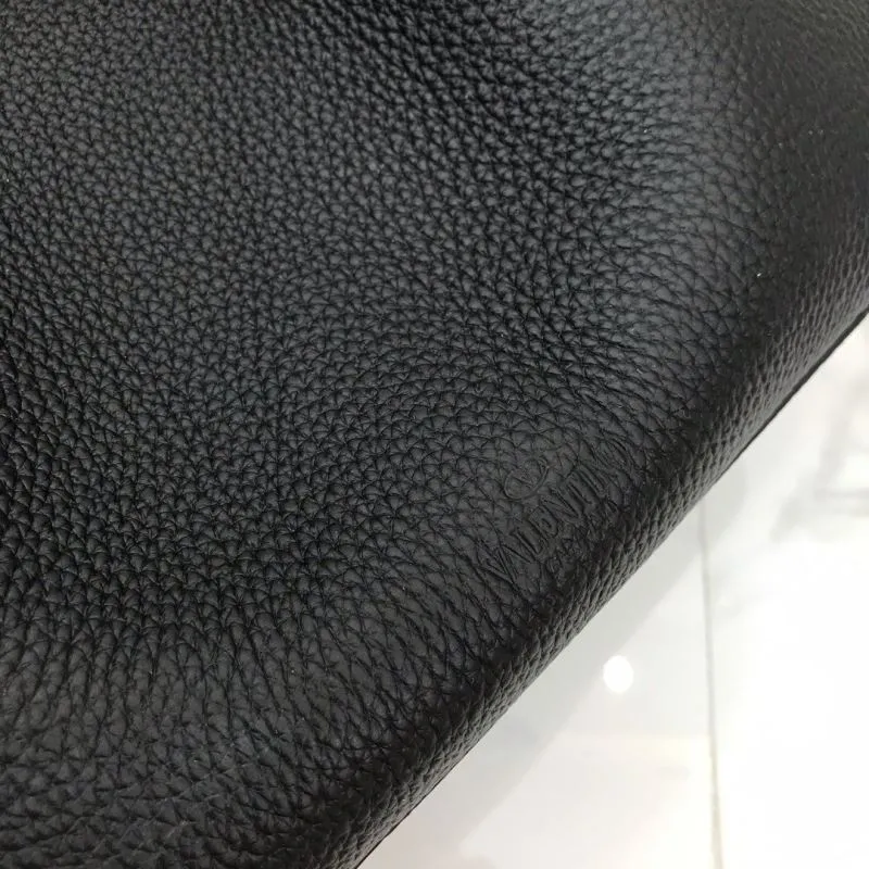 Valentino Black Leather Tote Bag with Pouch 206 - Image 5