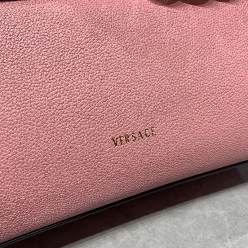 Versace Pink Top Handle Handbag - Image 6
