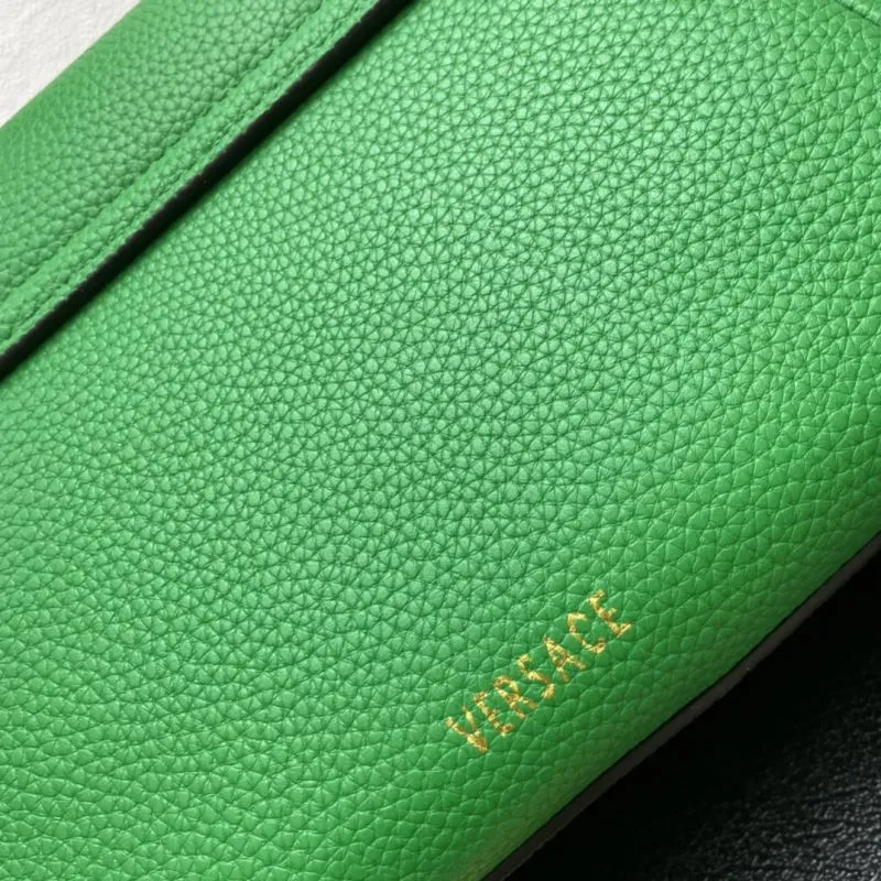 Versace Green 20cm Small Chain Top Handle Handbag 603 - Image 5