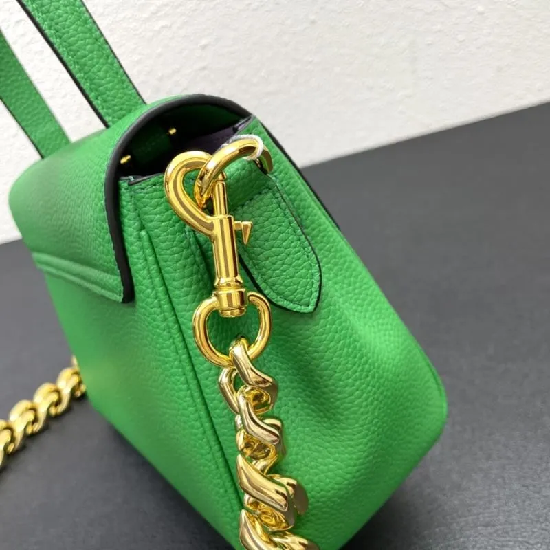 Versace Green 20cm Small Chain Top Handle Handbag 603 - Image 6