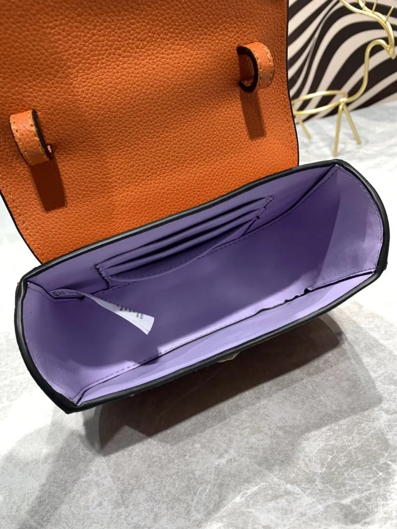 Versace Orange Crossbody Handbag 360888 - Image 8
