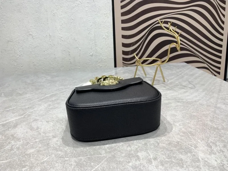 Versace 360888 Black Small Top Handle Handbag 16x6x12CM - Image 7