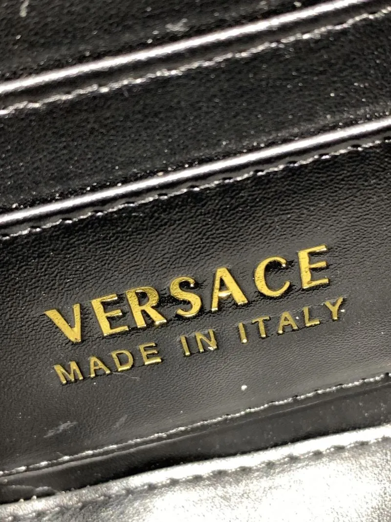 Versace Gold Snake Pattern Handbag 360888 - Image 9