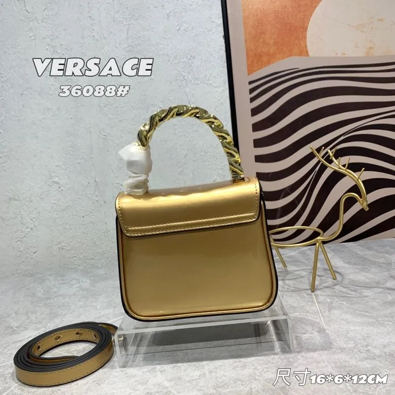 Versace 36088 Gold Mini Handbag - Image 3