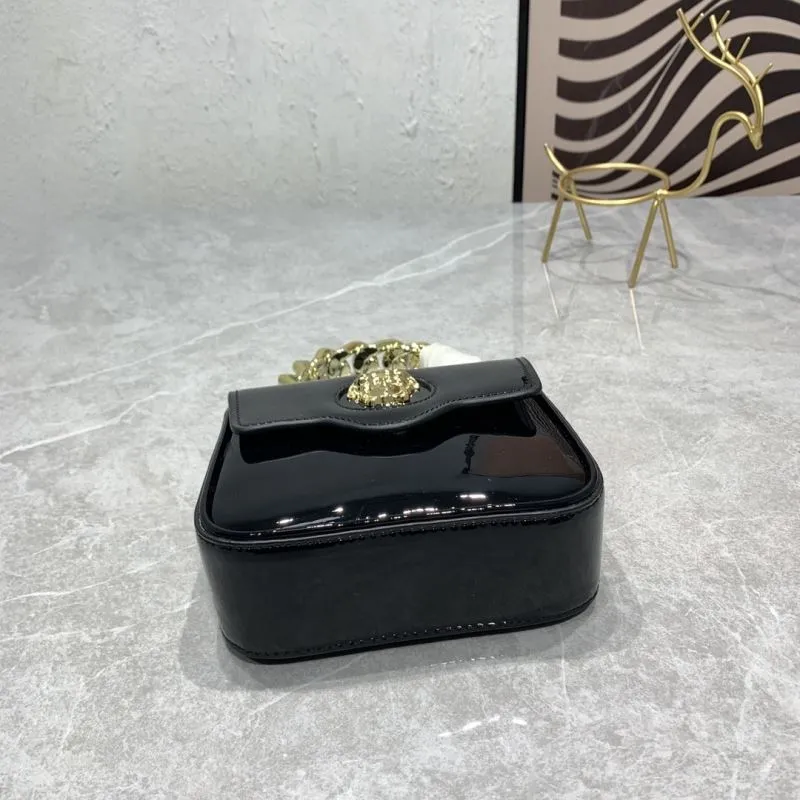 Versace 36088 Black Mini Top Handle Bag - Image 6