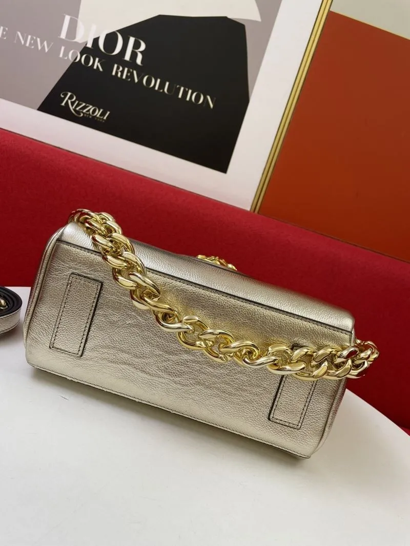 Versace LaMedusa 8308 Metallic Gold Top Handle Bag - Image 7