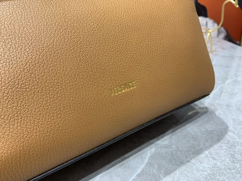 Versace Brown Leather Handle Bag - Image 6