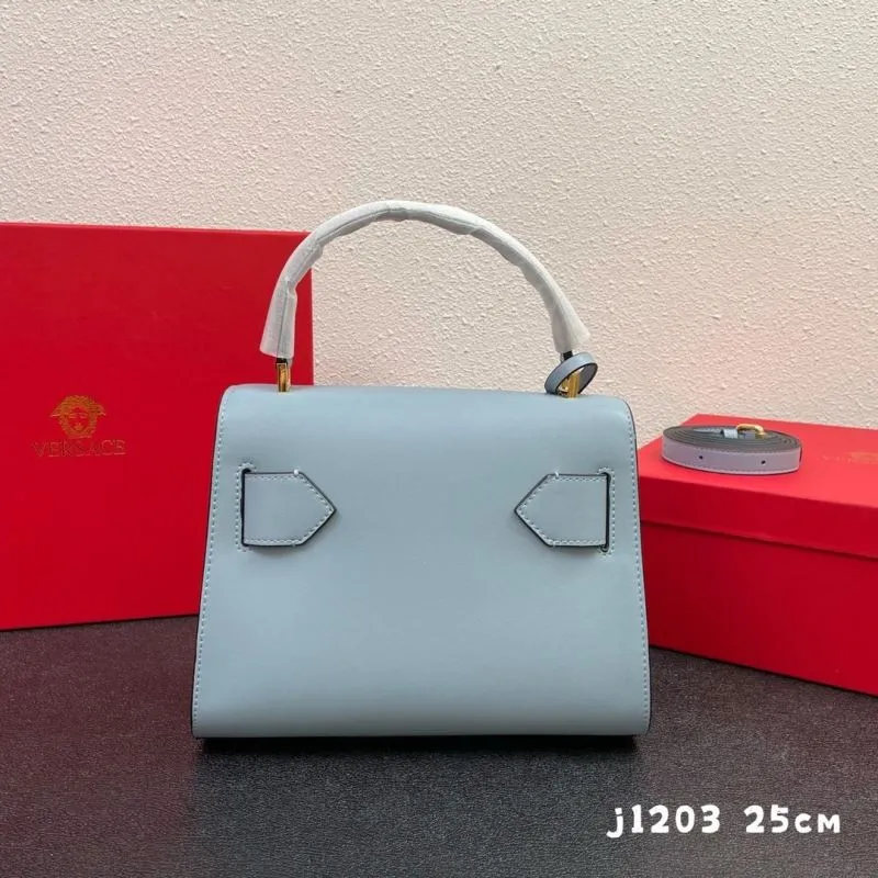 Versace Light Blue Handbag j1203 25cm - Image 3