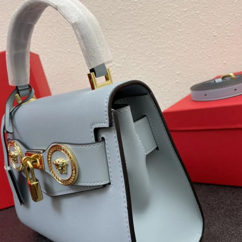 Versace Light Blue Handbag j1203 25cm - Image 5