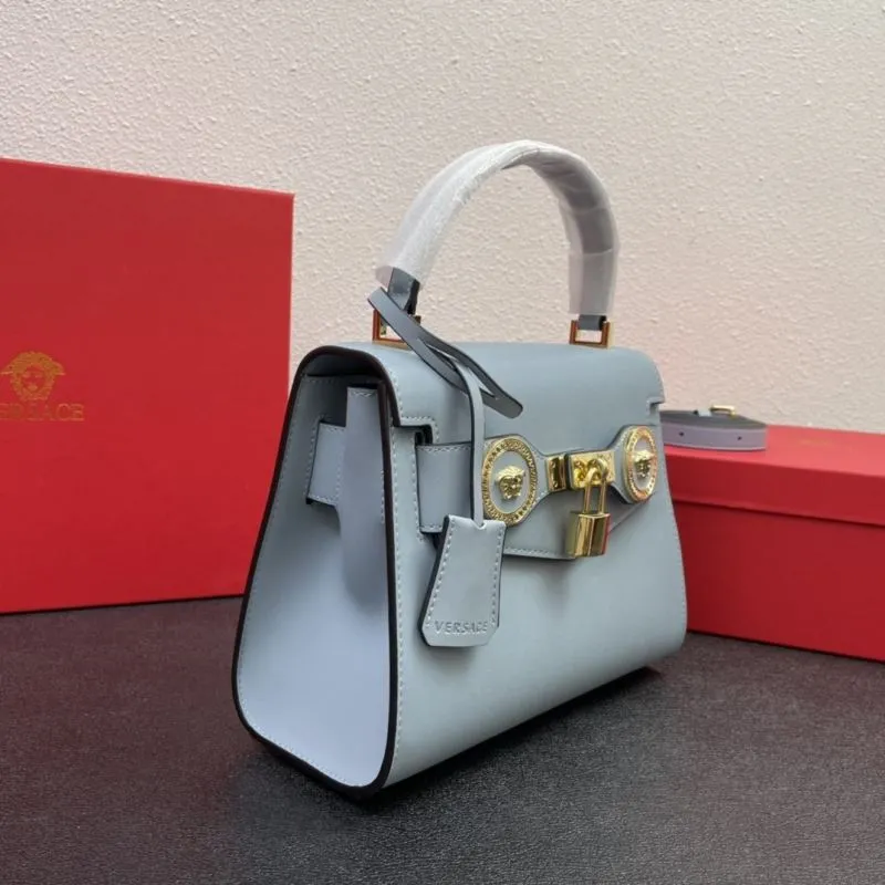 Versace Light Blue Handbag j1203 25cm - Image 6