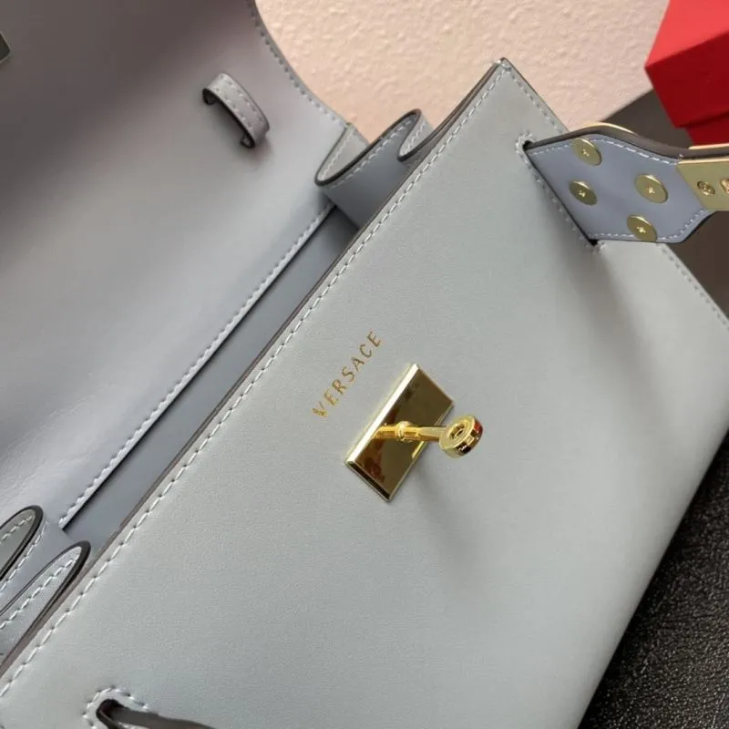 Versace Light Blue Handbag j1203 25cm - Image 8