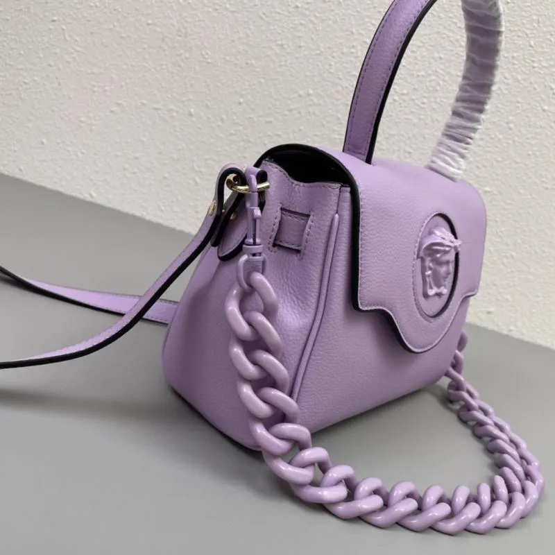 Versace Lavender Small Crossbody Handbag V306 - Image 4