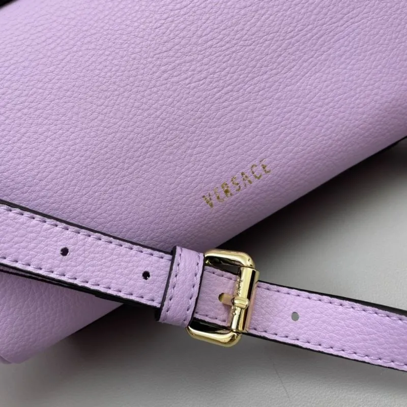 Versace Lavender Small Crossbody Handbag V306 - Image 5