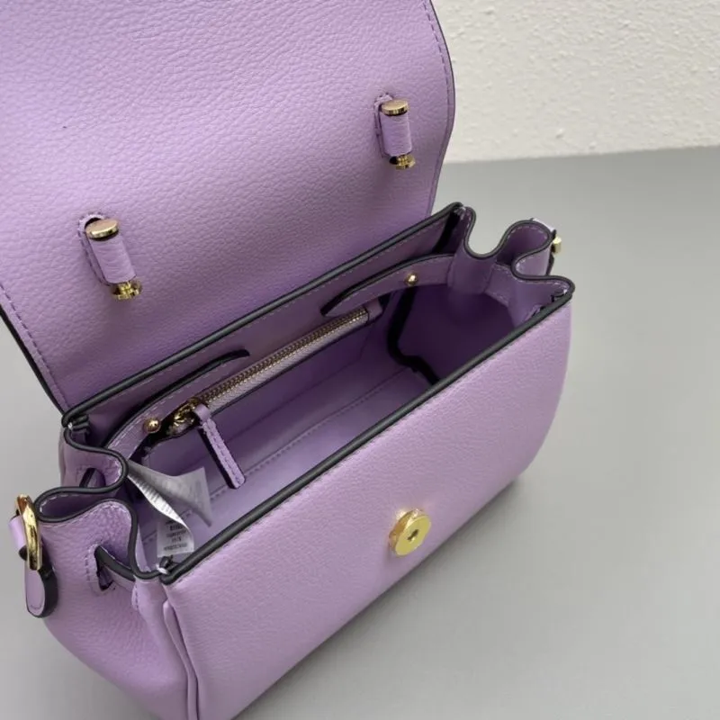 Versace Lavender Small Crossbody Handbag V306 - Image 7