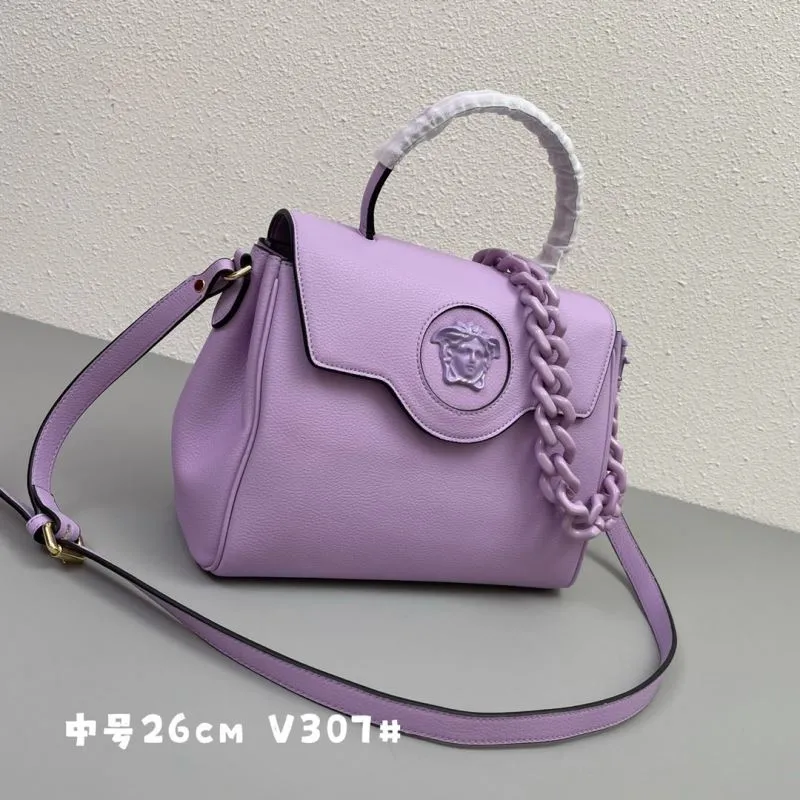 Alternative view of Versace Lavender Medium Top Handle Handbag V307