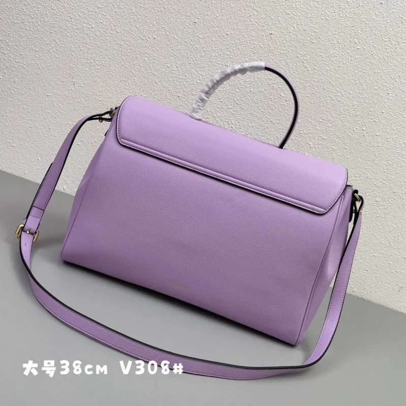 Versace Lavender Large Handbag V308 - Image 3