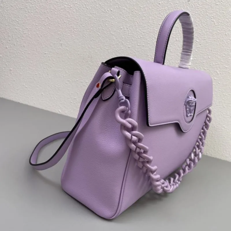 Versace Lavender Large Handbag V308 - Image 4