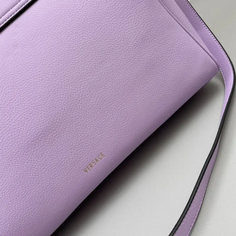 Versace Lavender Large Handbag V308 - Image 5