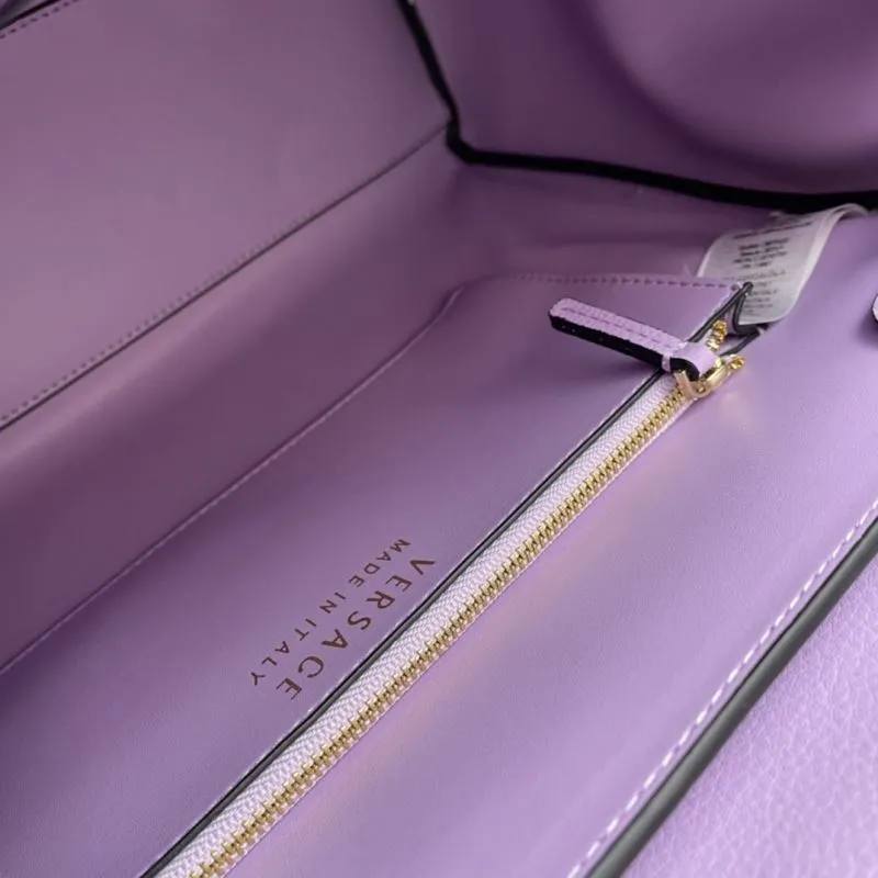 Versace Lavender Large Handbag V308 - Image 8