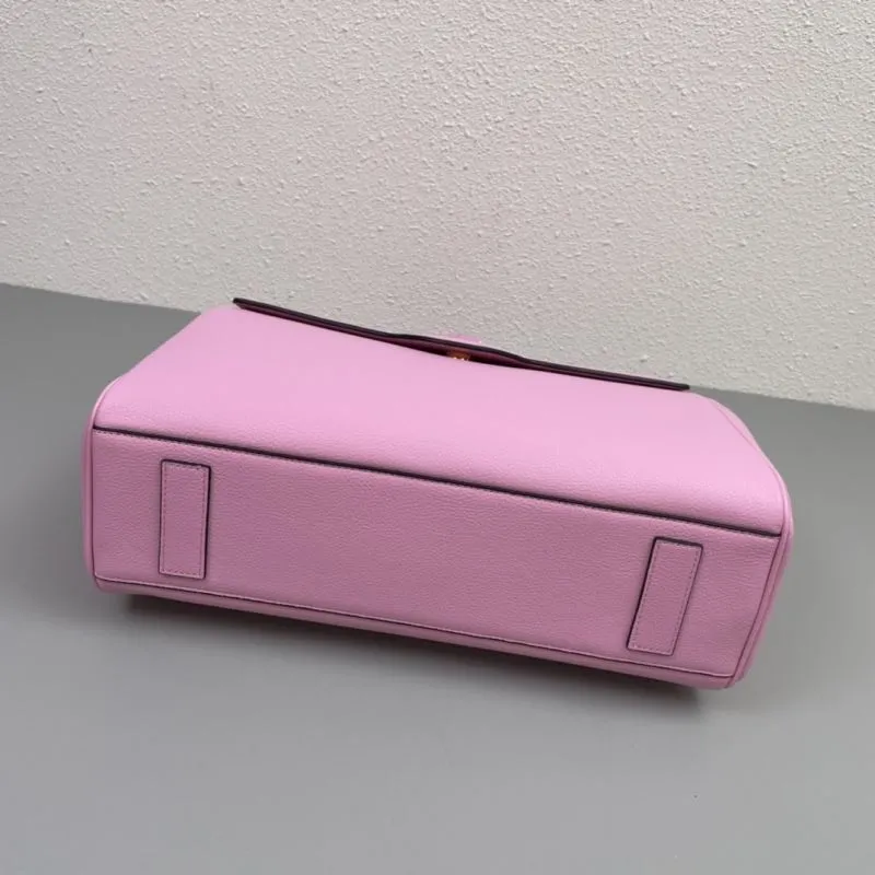 Versace Pink Large Shoulder Handbag V308 - Image 6