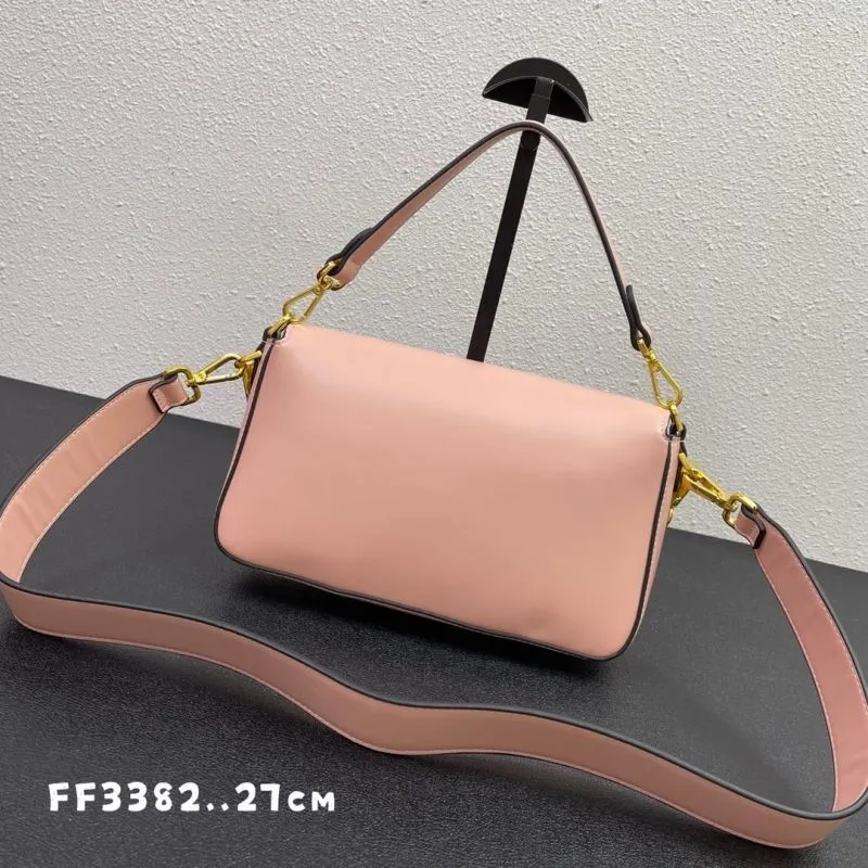 Alternative view of Versace Pink Leather Shoulder Bag FF3382 27cm