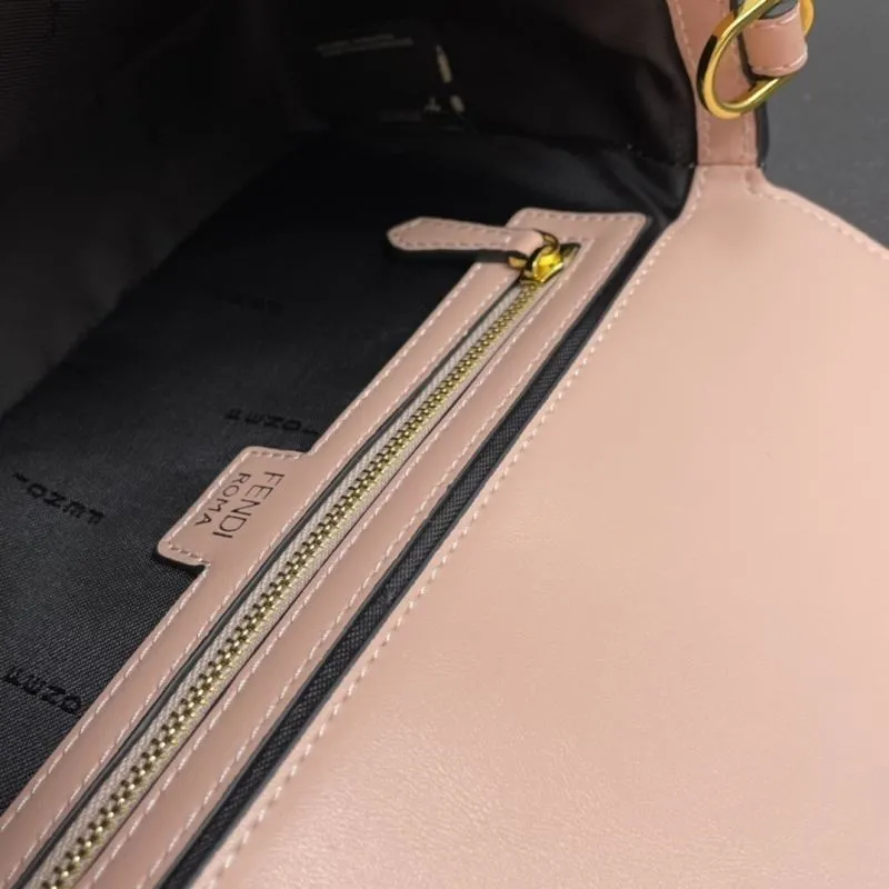 Versace Pink Leather Shoulder Bag FF3382 27cm - Image 9