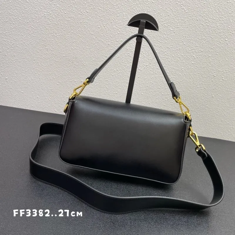 Alternative view of Versace Black Leather Shoulder Bag FF3382