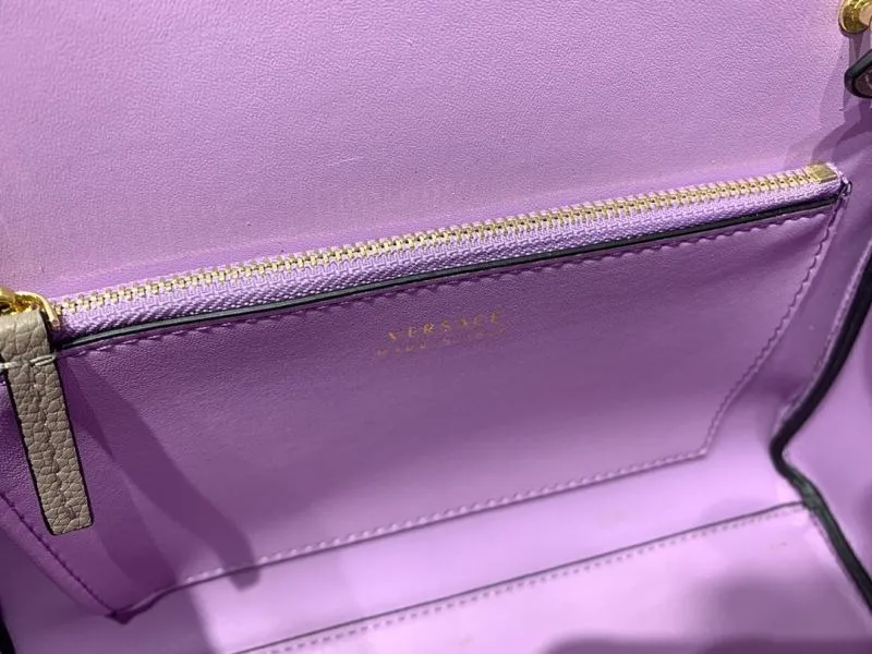 Versace Taupe Top Handle Handbag 113 - Image 9
