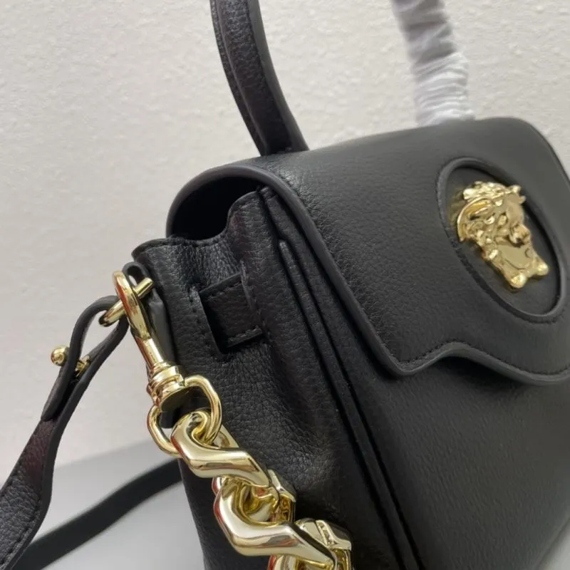 Versace Black Chain Handbag V306 - Image 4