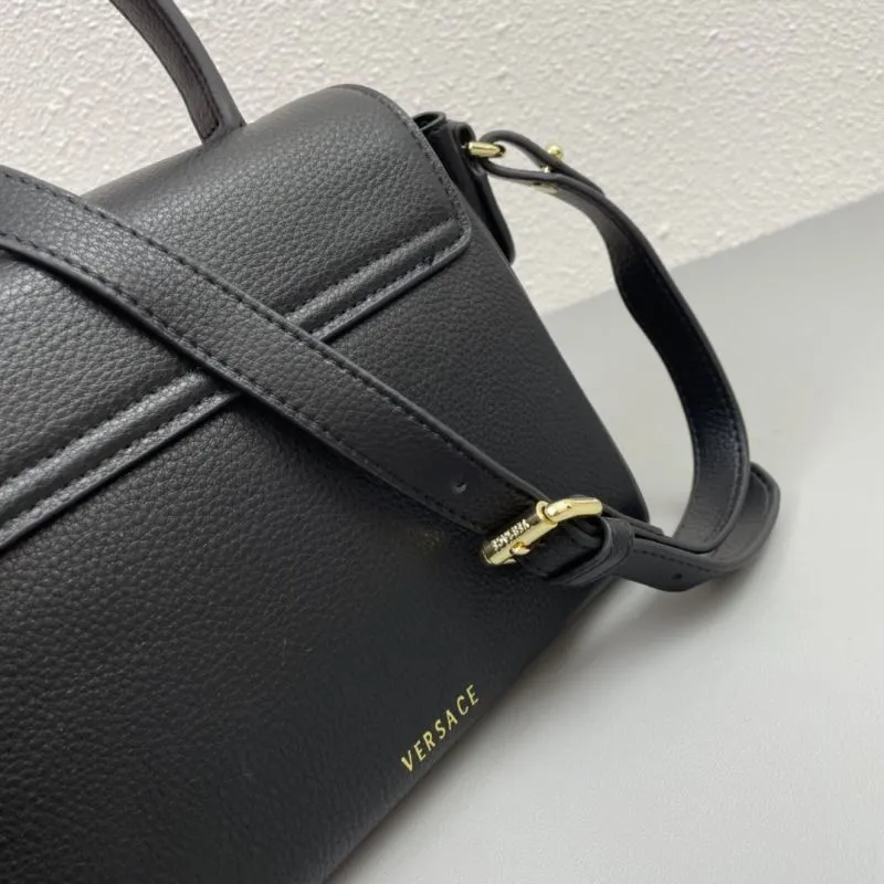 Versace Black Chain Handbag V306 - Image 5