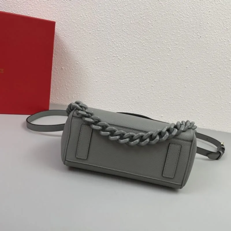 Versace Gray 26cm Handbag J06116 with Gift Box - Image 7