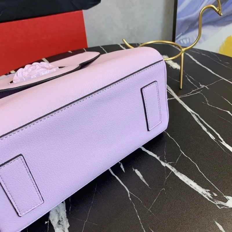 Versace Lavender Handbag 159 with Chain Size 26-12-20cm - Image 7