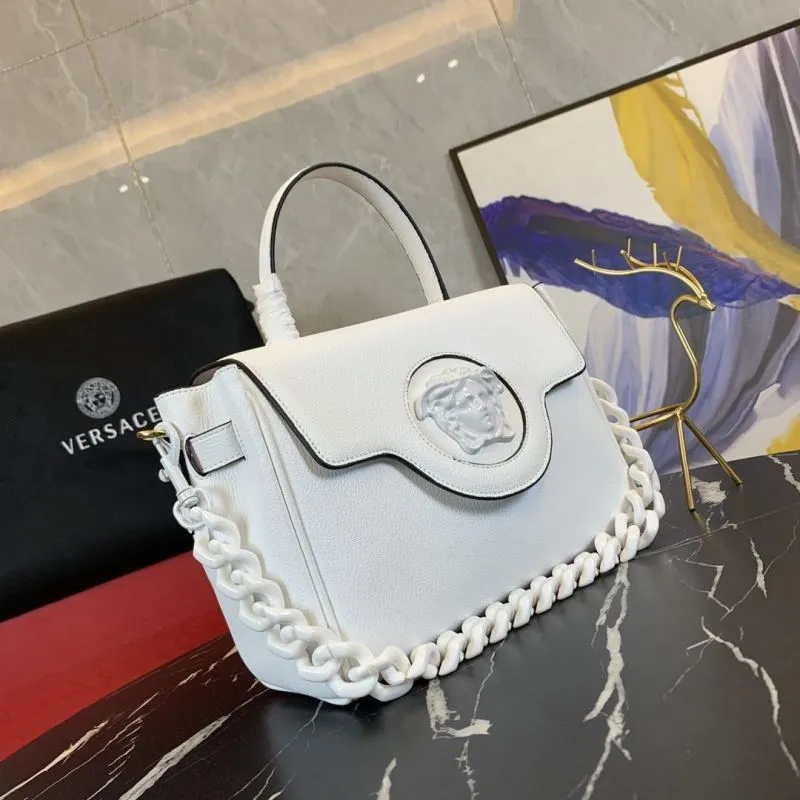 Alternative view of Versace White Leather Handbag 164 26-12-20CM