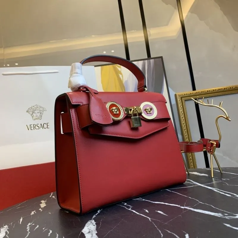Alternative view of Versace Red Leather Handbag 173