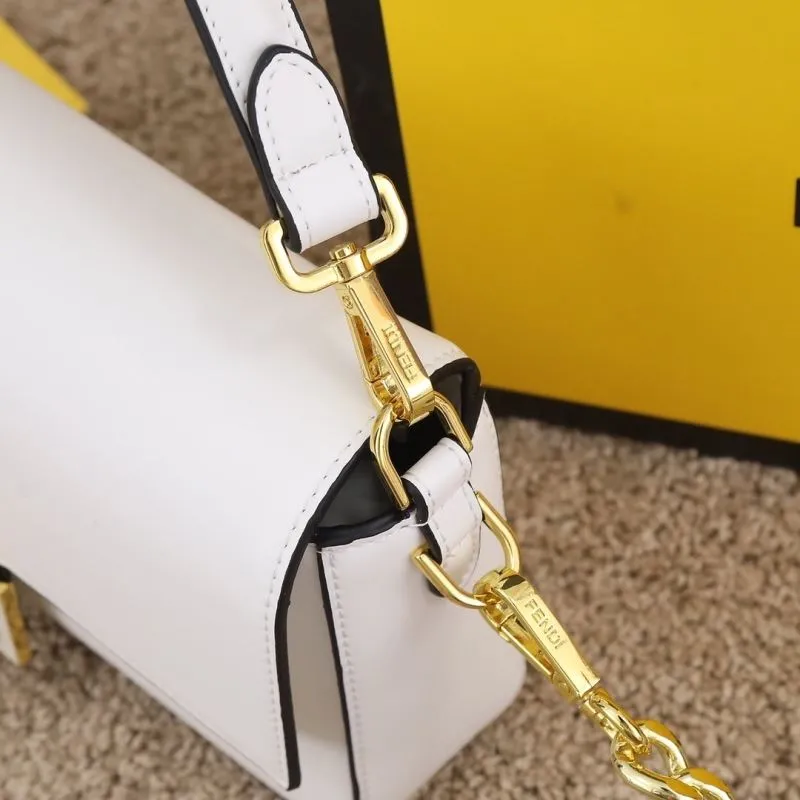 White Versace Medusa Leather Handbag - Image 4