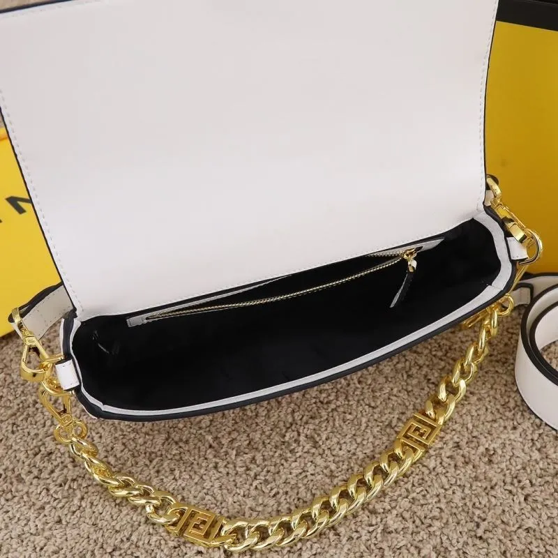 White Versace Medusa Leather Handbag - Image 9
