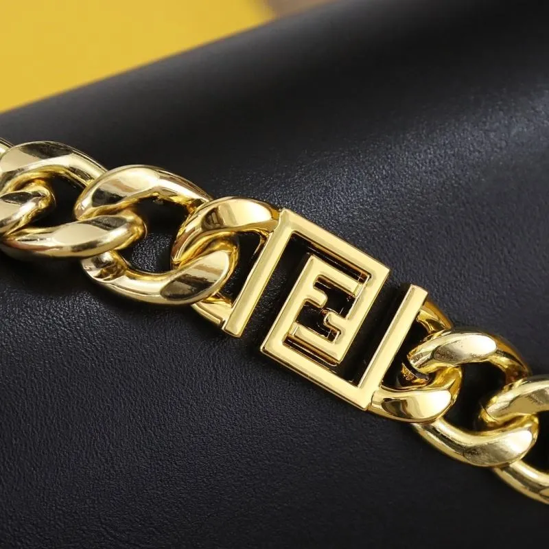 Versace Black Leather Handbag Model 181 with Gold Medusa Clasp - Image 4