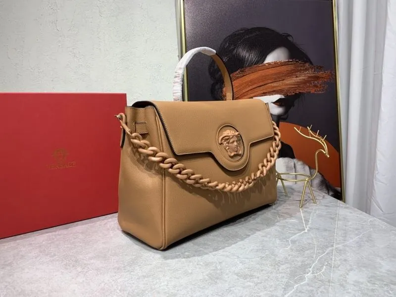 Alternative view of Versace Tan Leather Handbag 182