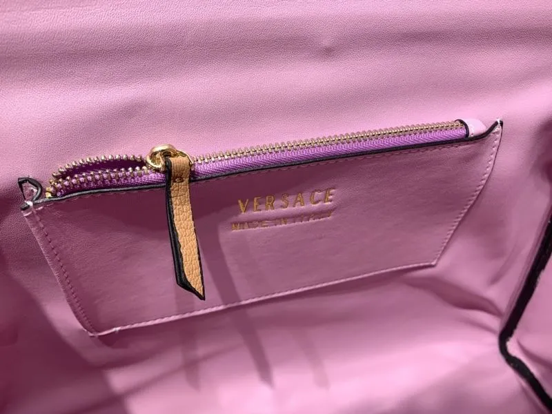 Versace Tan Leather Handbag 182 - Image 9