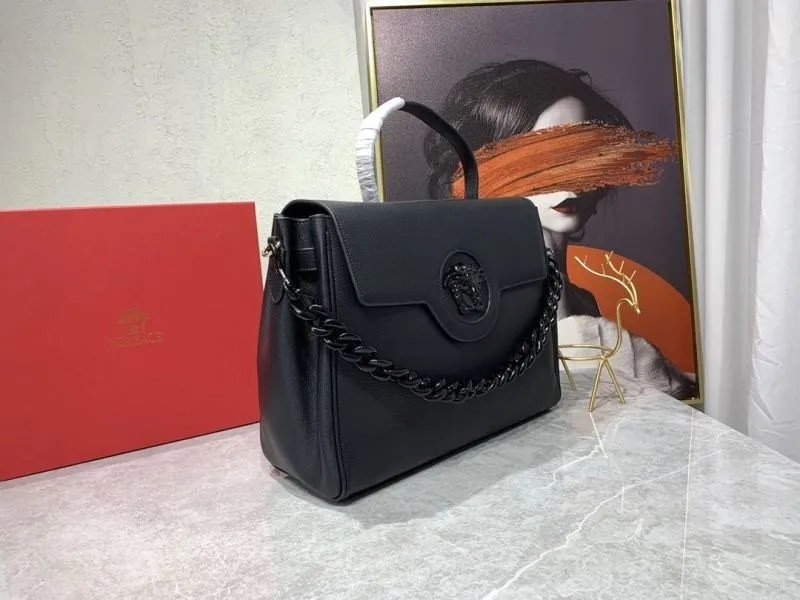 Alternative view of Versace Black Leather Handle Bag 183