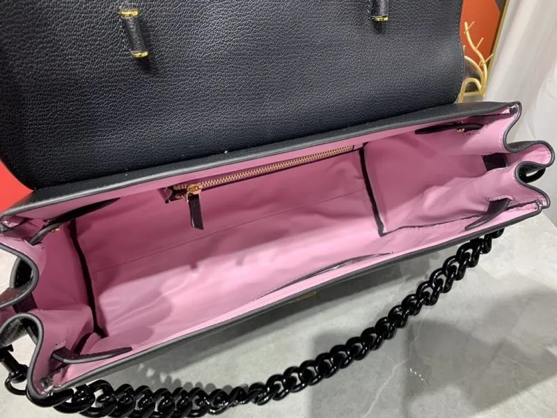 Versace Black Leather Handle Bag 183 - Image 8