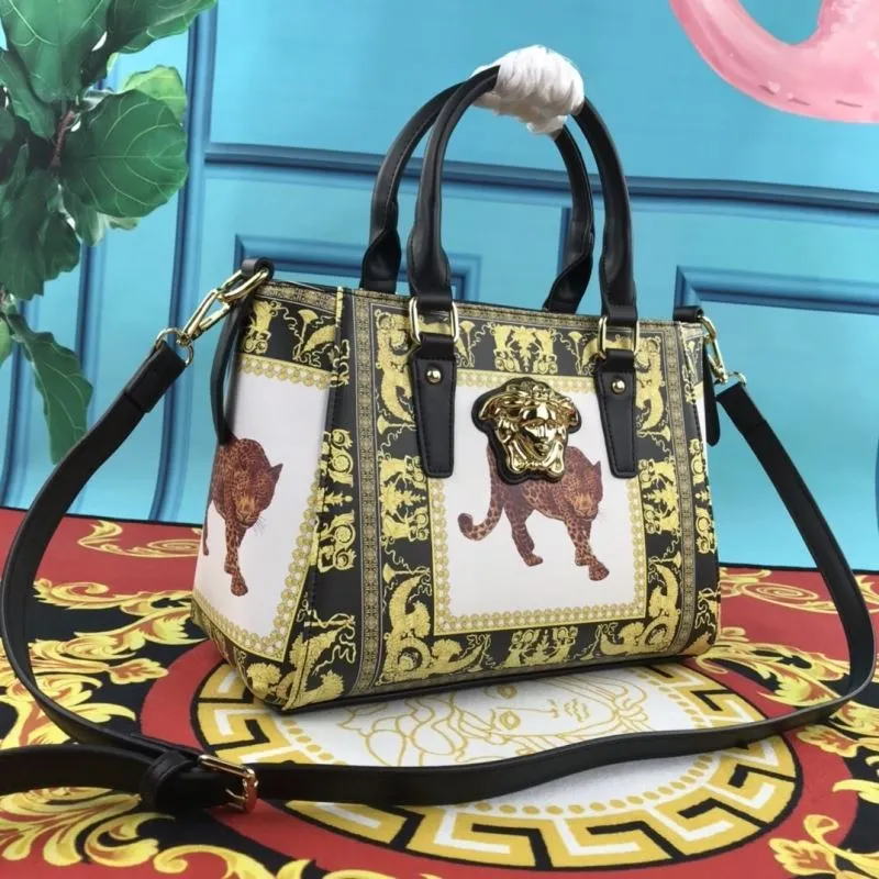 Versace Leopard Print Tote Bag and Wallet Set - Image 3