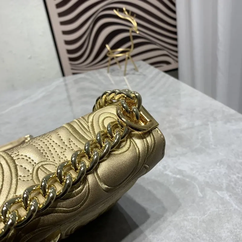 Versace Gold Chain Satchel Bag - Image 5
