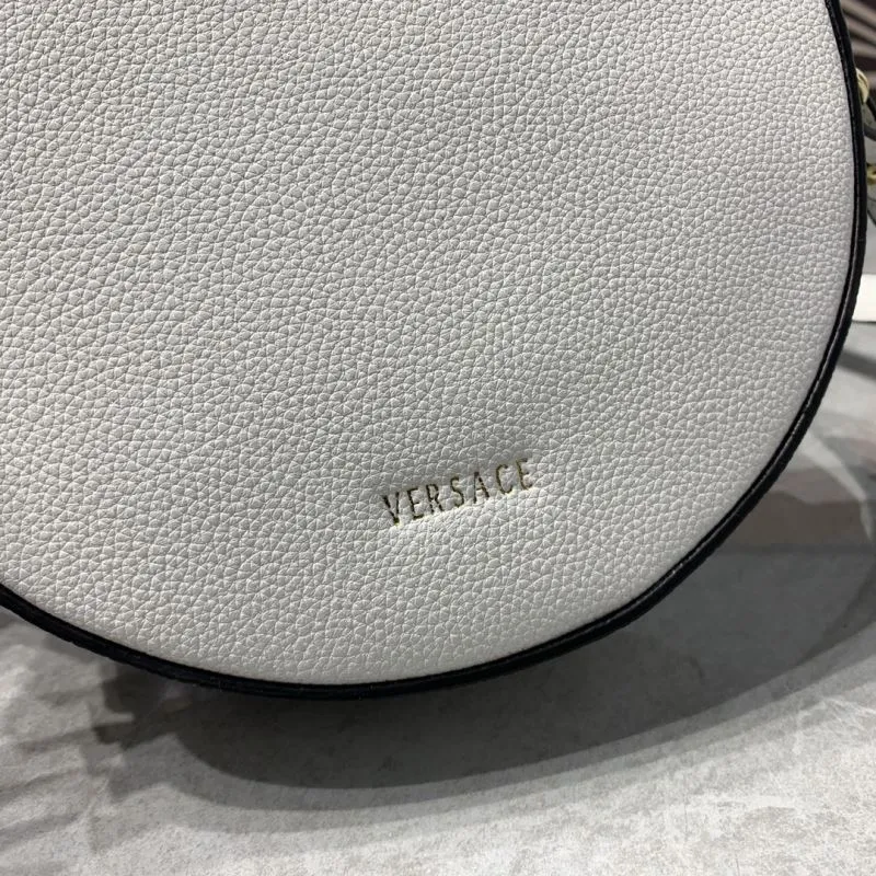 Versace 3268 White Round Crossbody Bag - Image 6
