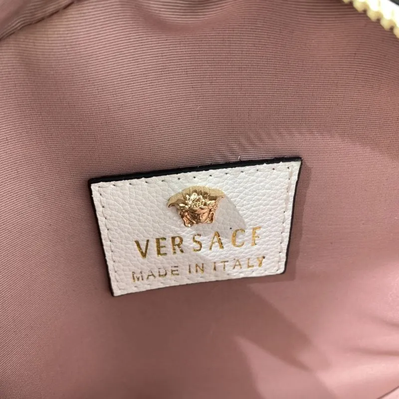 Versace 3268 White Round Crossbody Bag - Image 9
