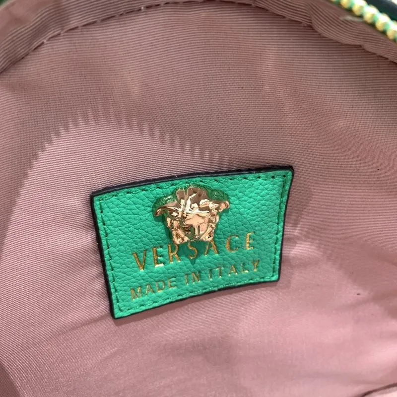 Versace Green Circular Crossbody Bag 3268 - Image 9