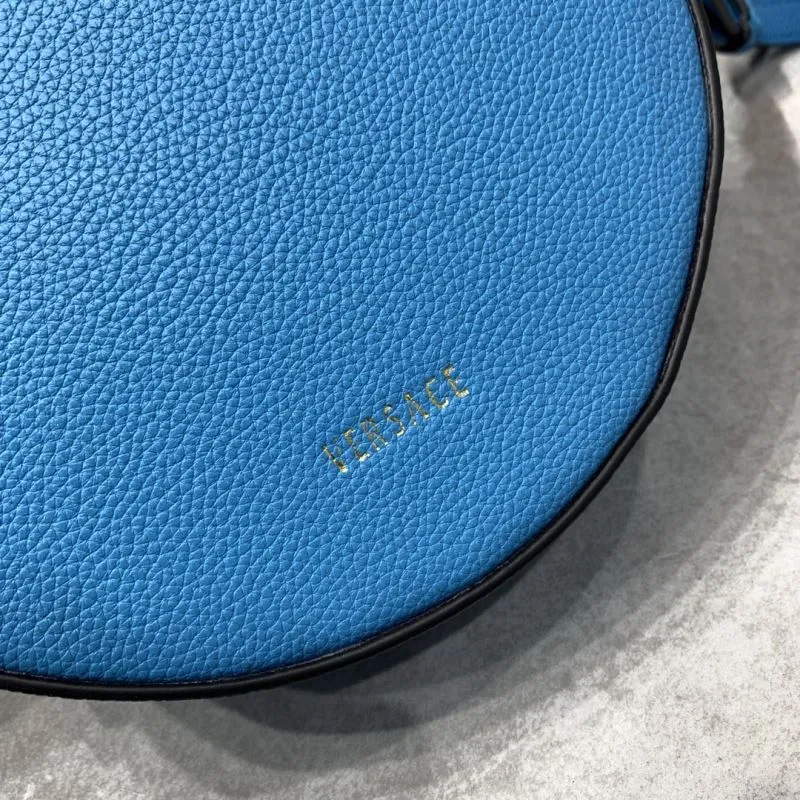 Versace 3268 Blue Round Crossbody Bag - Image 5