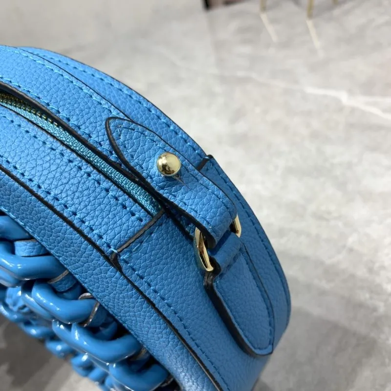 Versace 3268 Blue Round Crossbody Bag - Image 6